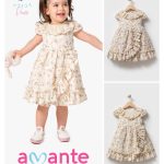 Fırfırlı 2-5 Yaş Kısa Kol Elbise