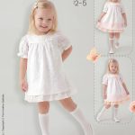 Brodeli 2-5 Yaş Kısa Kol Elbise